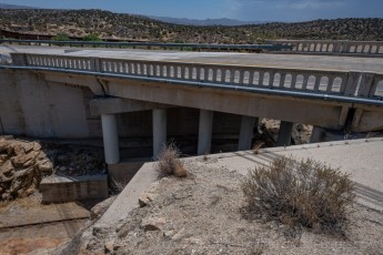 Two Bridges In One is a photograph by T.M. Schultze taken 2018 at Jacumba Hot Springs, California