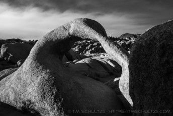 is a photograph by T.M. Schultze taken at Alabama Hills, California