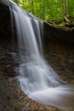 Blue Hen Falls and Alcove is a photograph by T.M. Schultze taken 2014 at Cuyahoga Valley National Park, Ohio