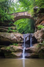 Cedar Falls, Hocking Hills State Park, Ohio, by T.M. Schultze