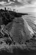 No Surf Beach, Black and White by T.M. Schultze