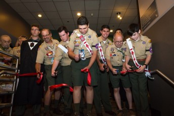Ribbon Cutting to open the 2015 NOAC GEO Museum by T.M. Schultze