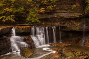 Mini Falls is a photograph by T.M. Schultze taken  at Cuyahoga Valley National Park, Ohio