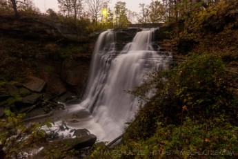 Brandywine At Night is a photograph by T.M. Schultze taken at Cuyahoga Valley National Park, Ohio