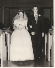June 1957 - Their wedding