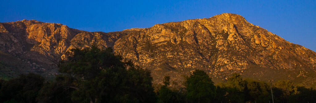 El Cajon Mountain Panorama