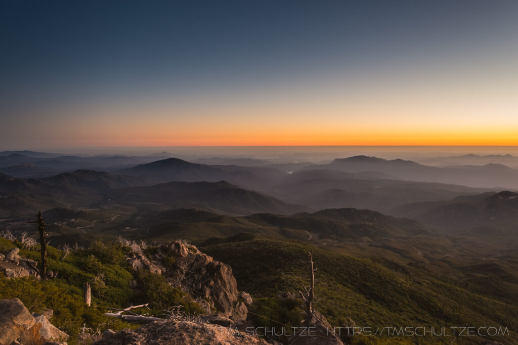 Cuyamaca Peak Sunset