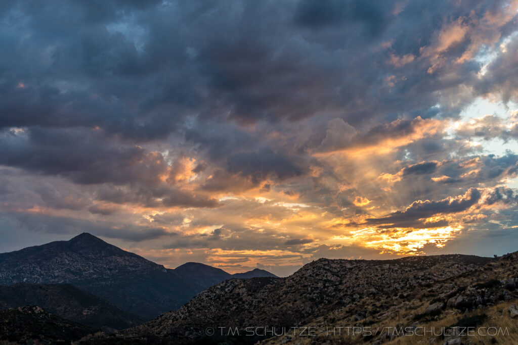 Rays Above Tecate Peak