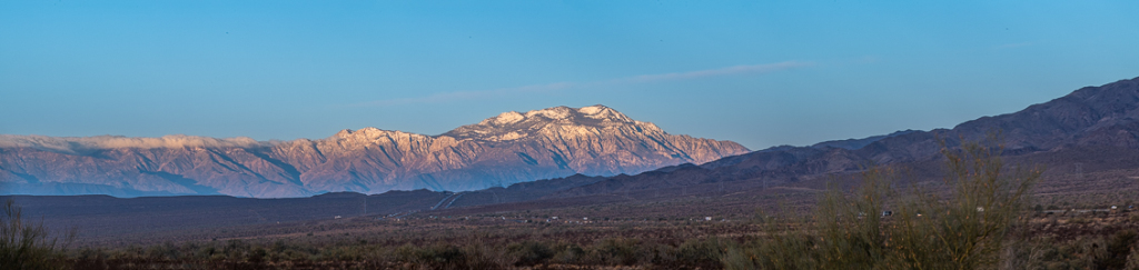 First Light On The San Jacintos